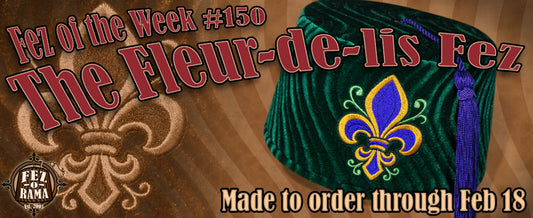 #150 The Fleur-de-lis on Green