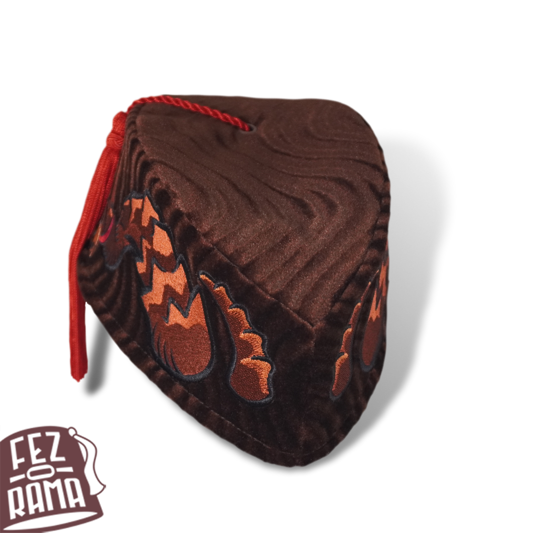 Krampus Horns Chapeau - Brown