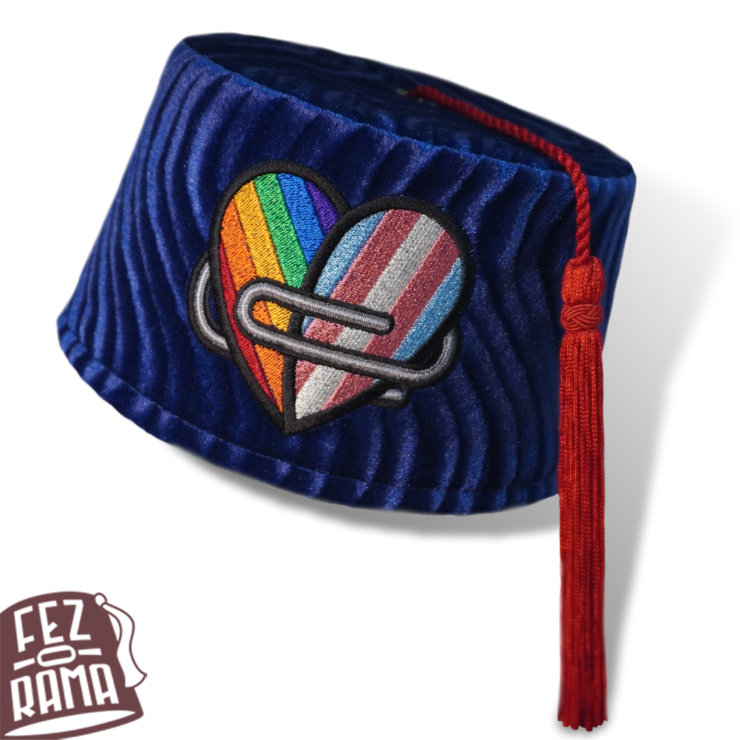 Pride Heart Clip Fez