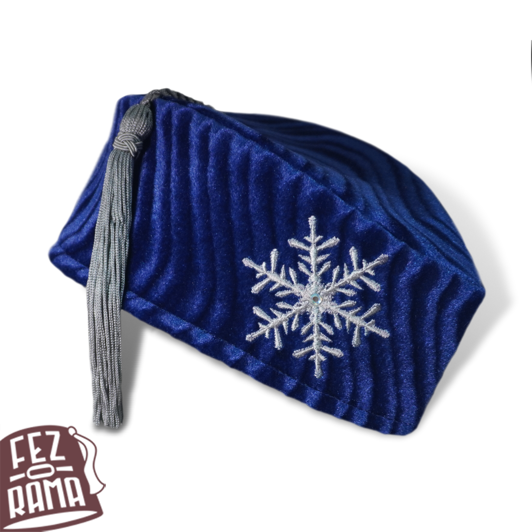 Silver Snowflake Chapeau