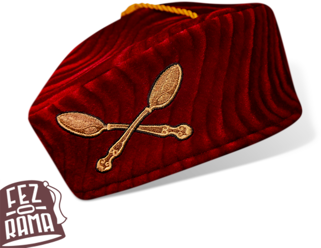 Tea Cup and Cross Spoons Chapeau