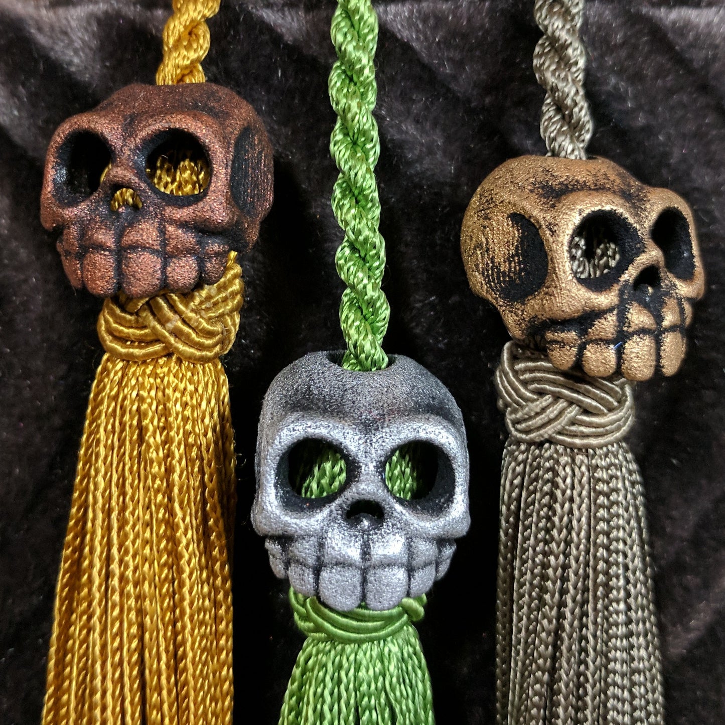 Skull Tassel Caps