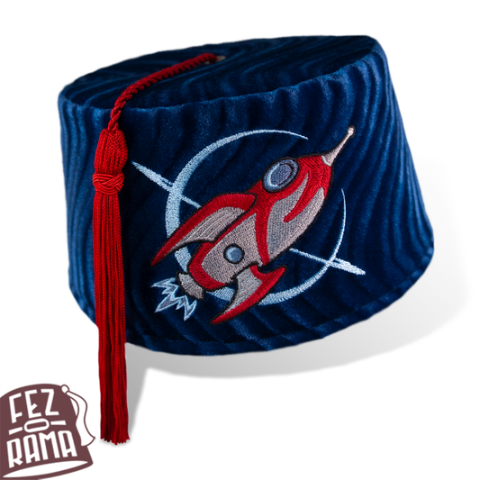 Retro Rocket Fez