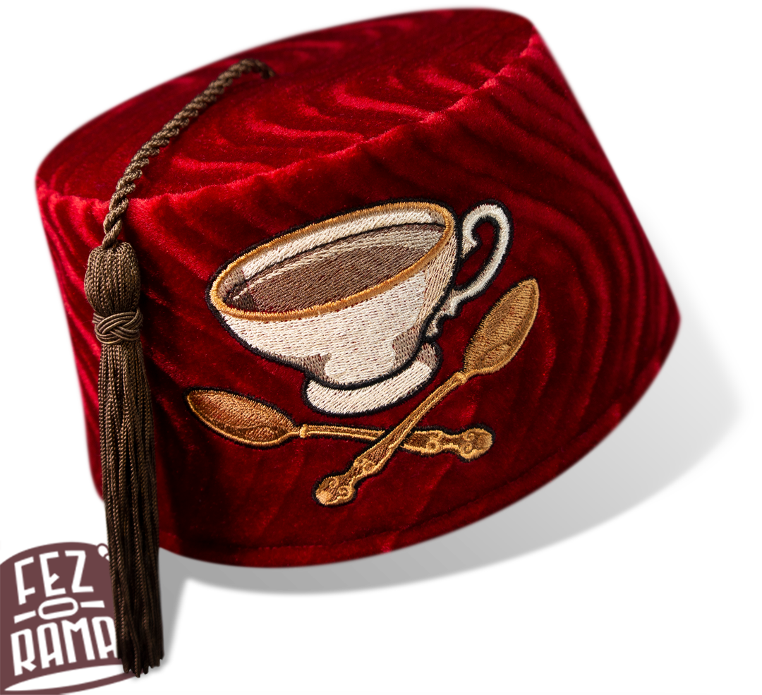 Tea Cup and Cross Spoons Fez
