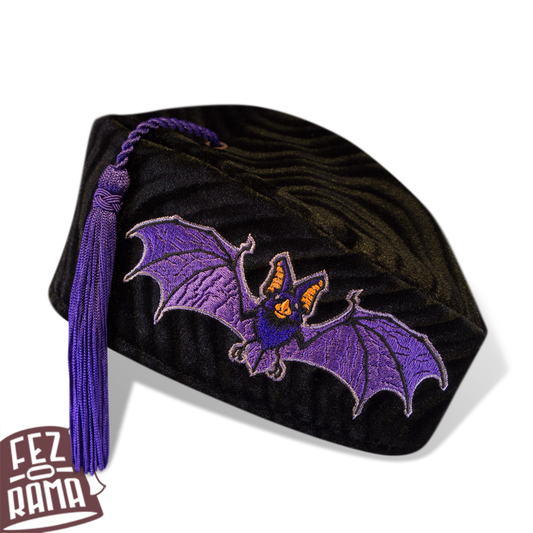 Purple Bat Chapeau
