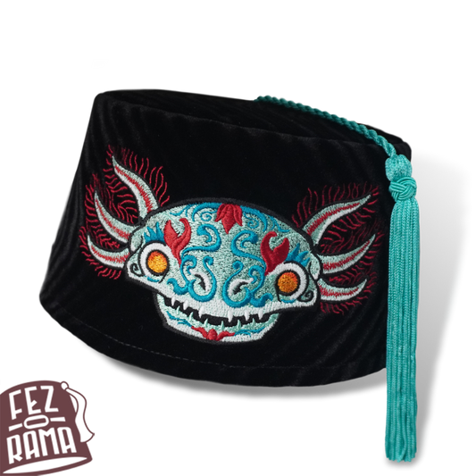 Green Axolotl - Low Fez