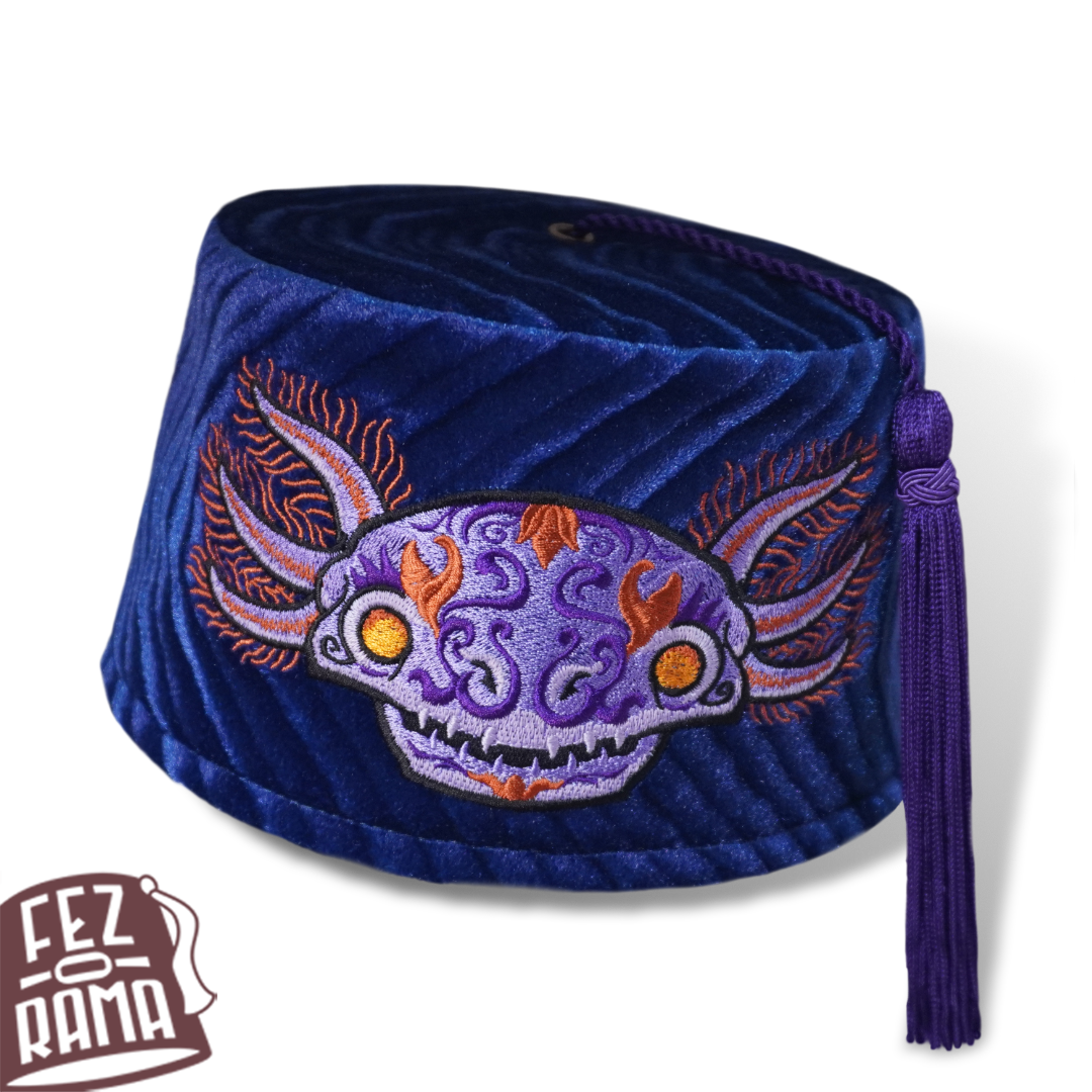 Purple Axolotl - Low Fez