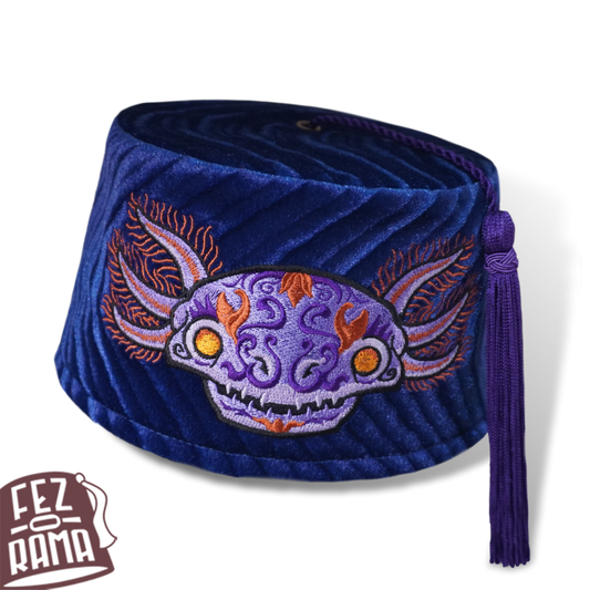 Purple Axolotl - Low Fez