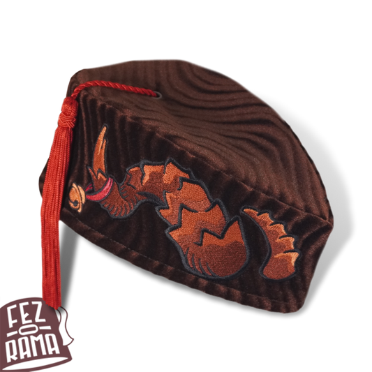 Krampus Horns Chapeau - Brown