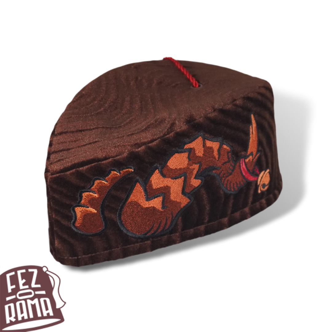 Krampus Horns Chapeau - Brown