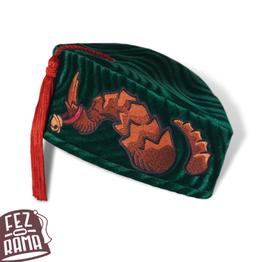 Krampus Horns Chapeau - Green