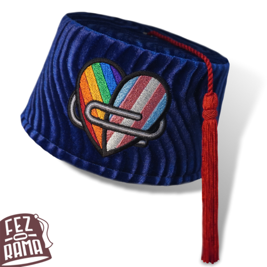 Pride Heart Clip Fez