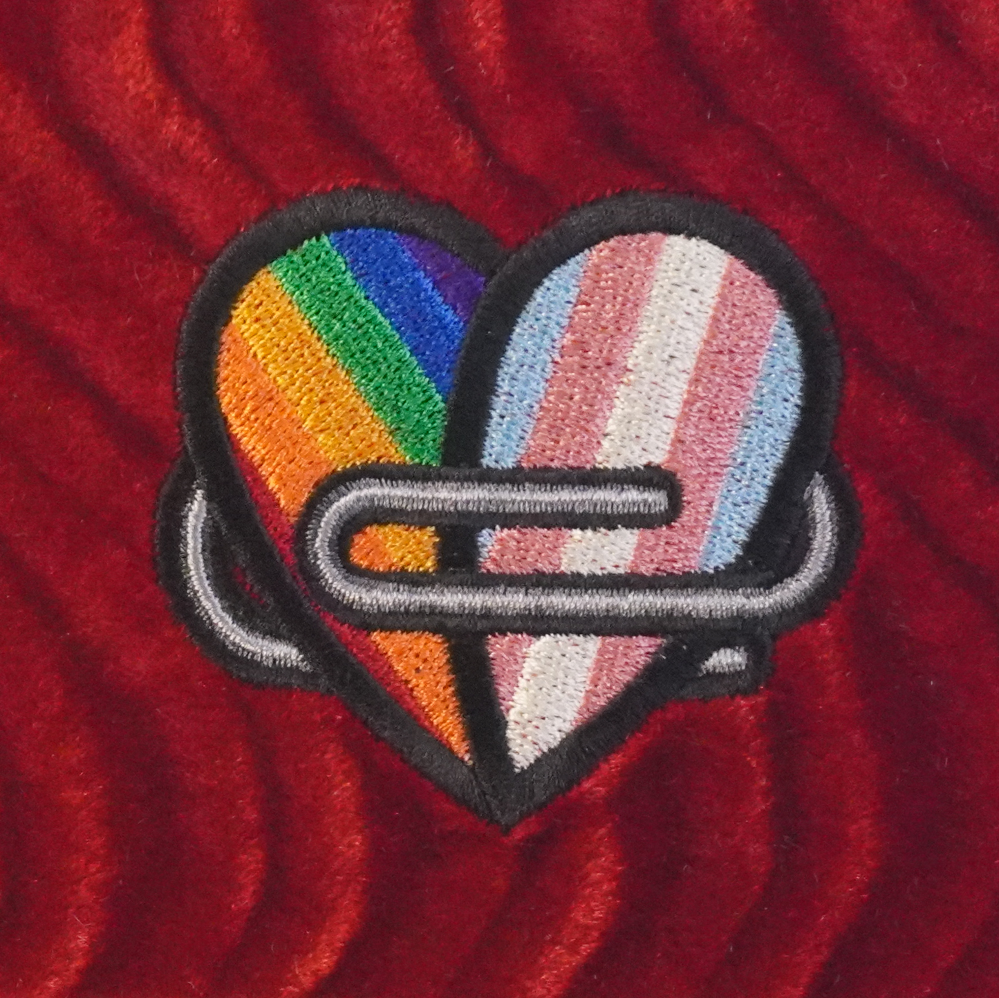 Pride Heart Clip Fez