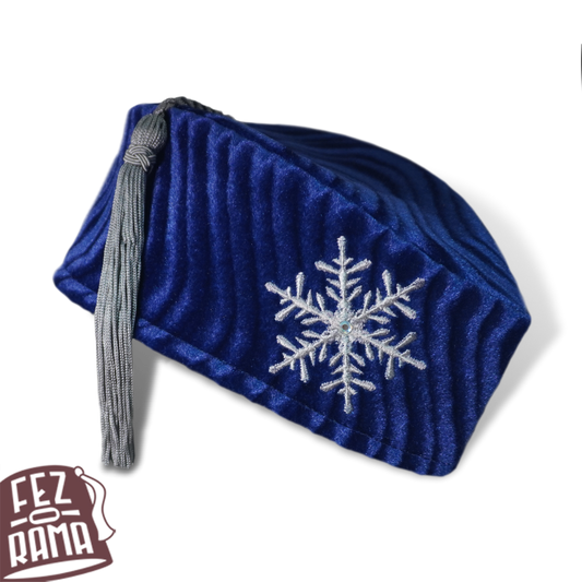 Silver Snowflake Chapeau