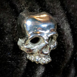 Bronze Skull Tassel Pin