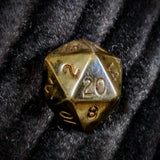 Bronze D20 Tassel Pin